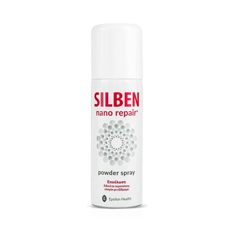 Silben Nano Repair Powder Spray Επούλωσης σε Περιπτώσεις Πληγών με Εξίδρωμα 125ml