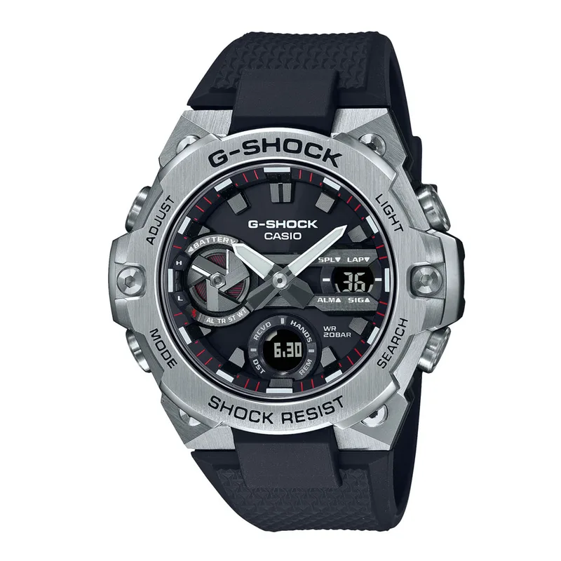 CASIO G-SHOCK Solar Smartwatch Black Rubber Strap GST-B400-1AER