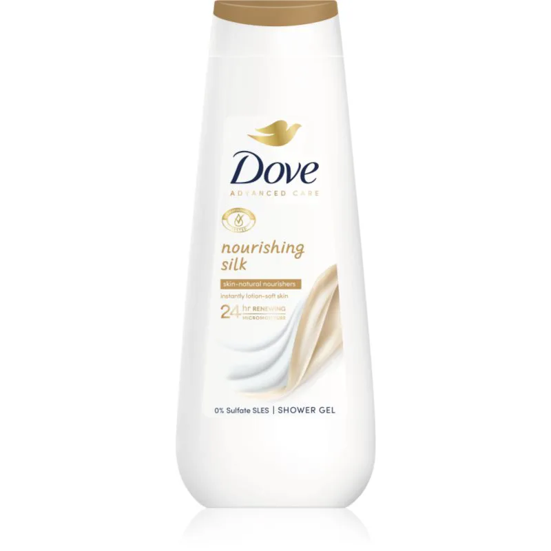 Dove Advanced Care Nourishing Silk ενυδατικό τζελ ντους 400 ml