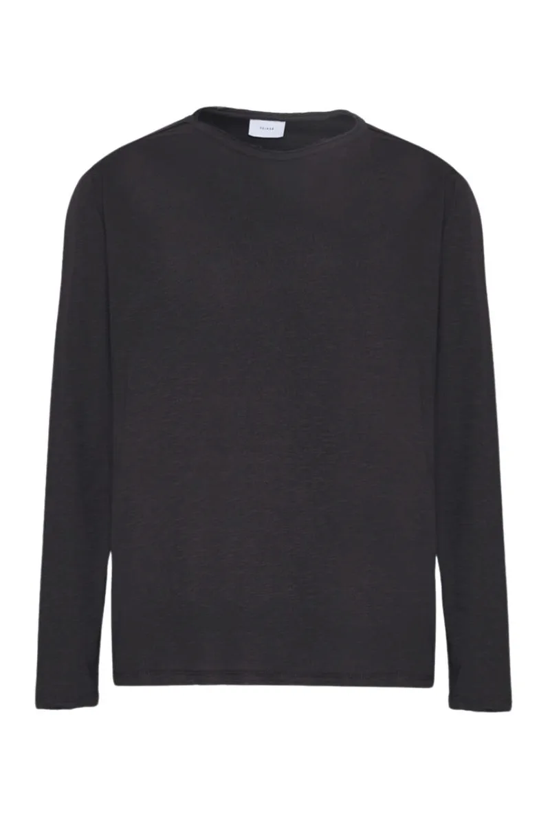 SEINSE Μακρυμάνικες Μπλούζες T-Shirt M/L - Μαύρο-TI2749SS-BLACK