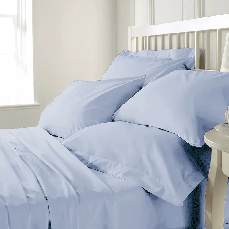 Σεντόνι Μεμονωμένο Υπέρδιπλο 160X200+25 Anna Riska Ποπλινα Σιέλ Με Λάστιχο (160x200+25)