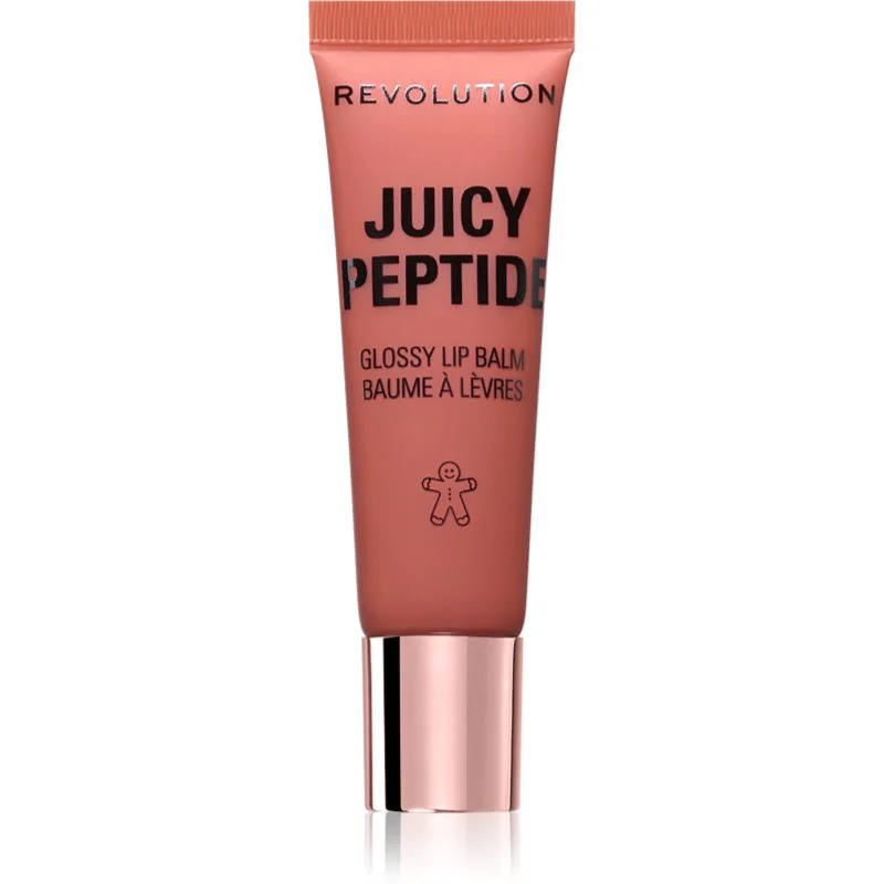 Revolution Juicy Peptide Βάλσαμο για χείλη με πεπτίδια απόχρωση Gingerbread 8 ml