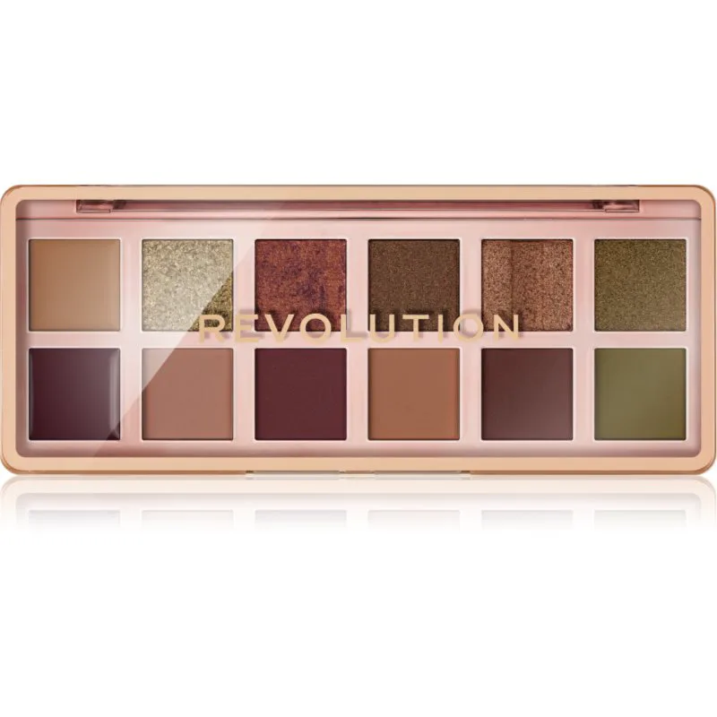 Revolution The Icon Palette Παλέτα σκιών για τα μάτια απόχρωση The Eternal Icon Green Palette 12x0.7 γρ