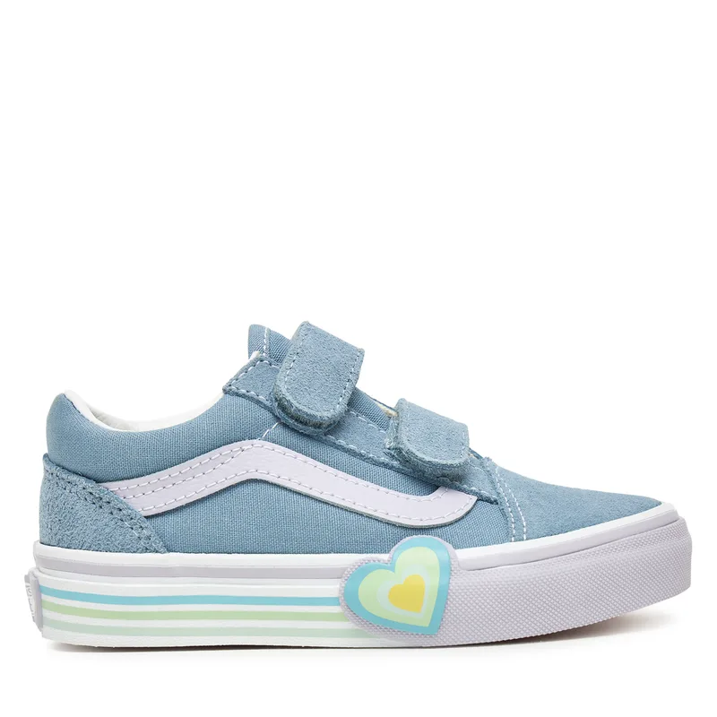 Πάνινα παπούτσια Vans Old Skool V Heart VN000D4DCFL1 Μπλε