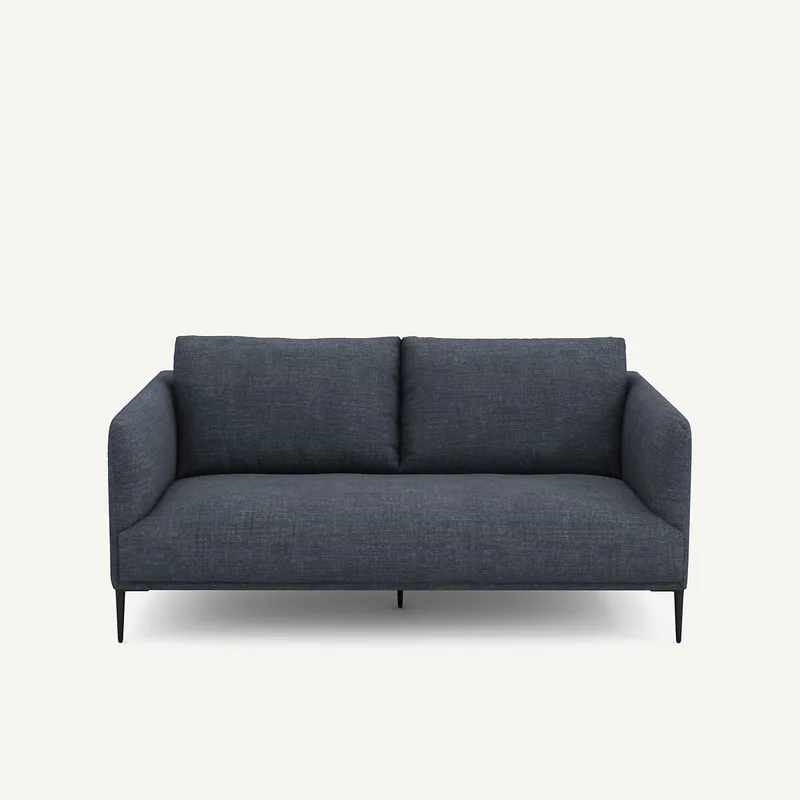 Καναπές Compact από βαμβάκι λινό Μ103xΠ179xΥ82cm