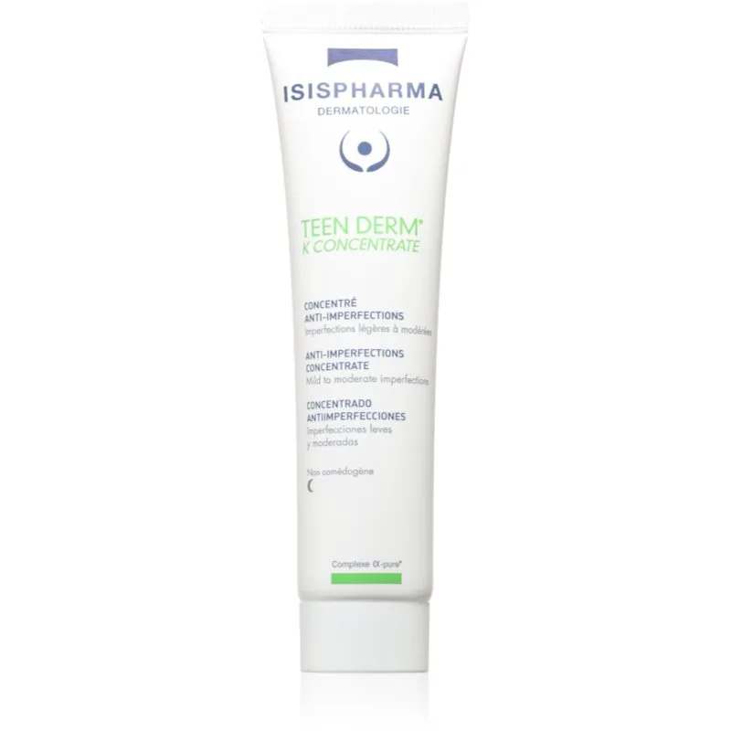 ISISPHARMA Teen Derm K Concentrate φροντίδα νύχτας για λιπαρή επιδερμίδα με τάση για ακμή 30 ml