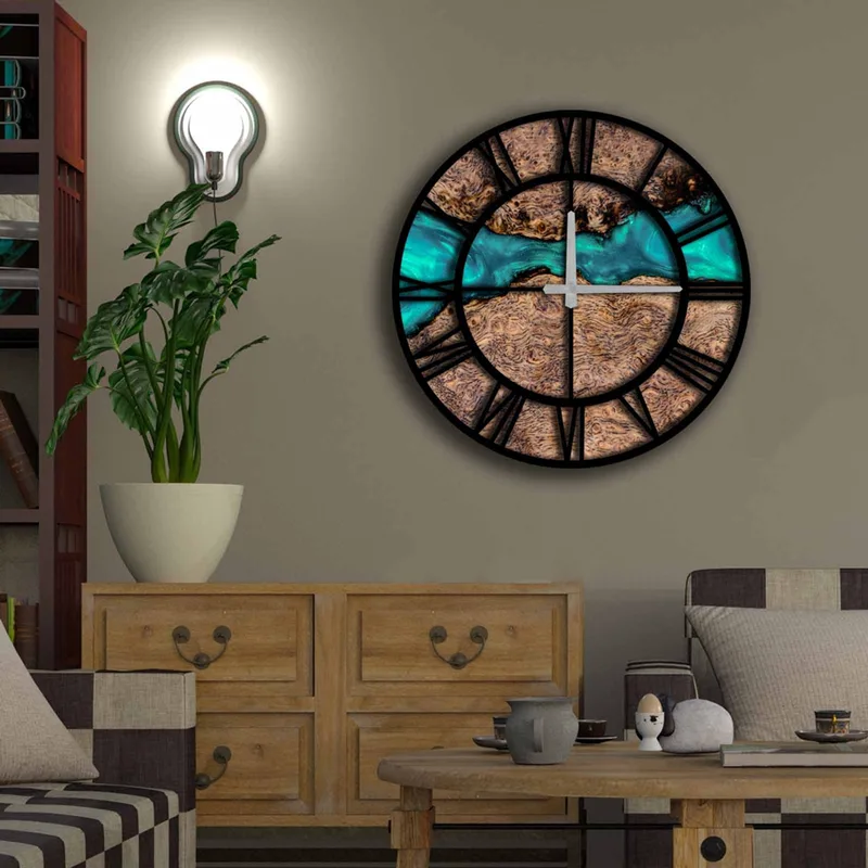 Διακοσμητικό Ρολόι Mdf 5050Ms-092 238Hma6313 50 cm
