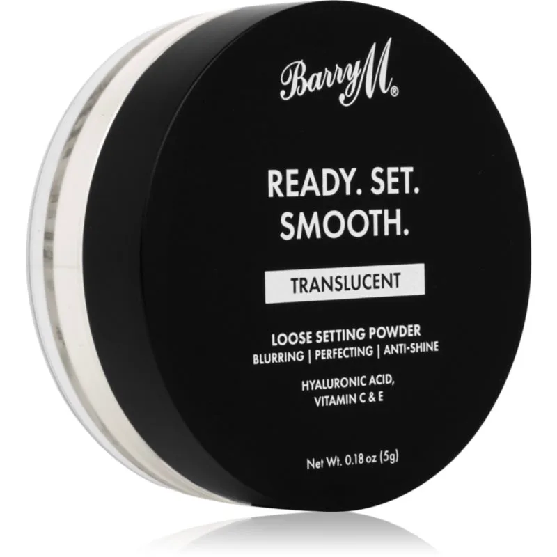 Barry M Ready Set Smooth ματ πούδρα σκόνη απόχρωση Translucent 5 γρ