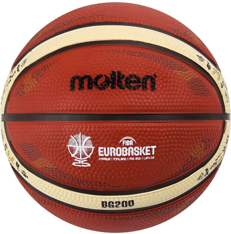 MINI ΜΠΑΛΑ MOLTEN BG200 EUROBASKET 2025 ΠΟΡΤΟΚΑΛΙ (1)