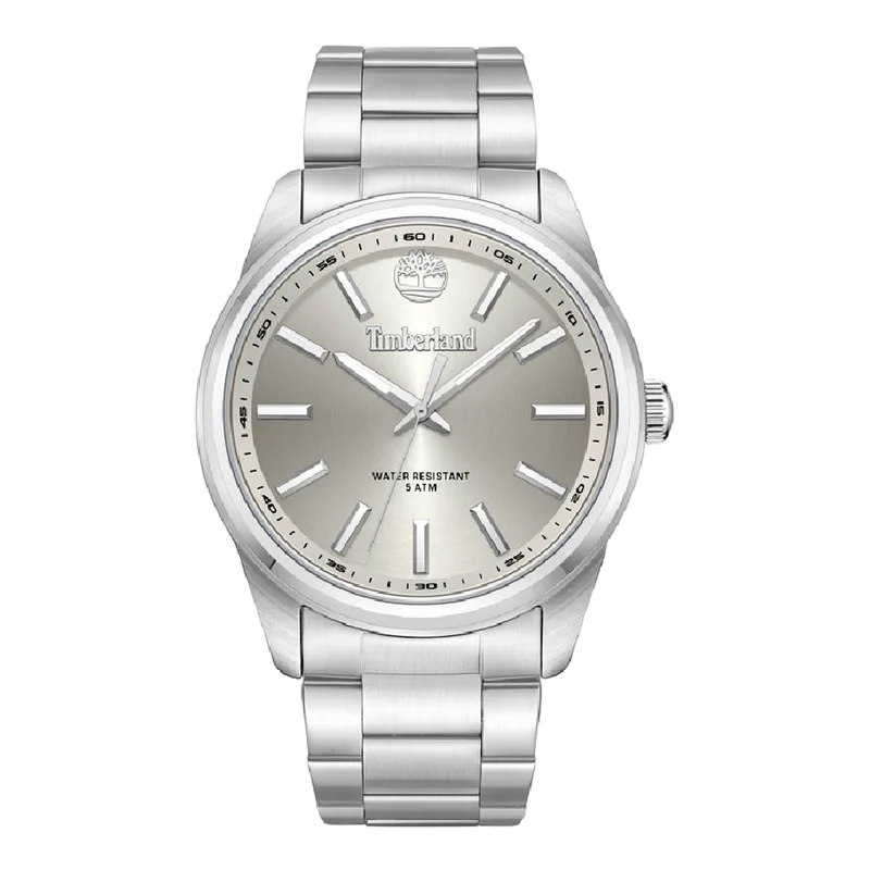 Timberland Men's Watch TDWGG0030001 (45mm) Grey Stainless Steel Analog Quartz