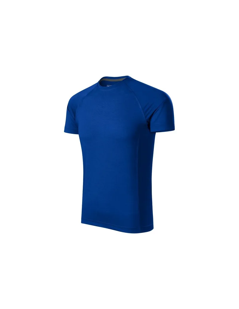 Malfini Ανδρικό Διαφημιστικό T-shirt Κοντομάνικο σε Μπλε Χρώμα MLI-17505