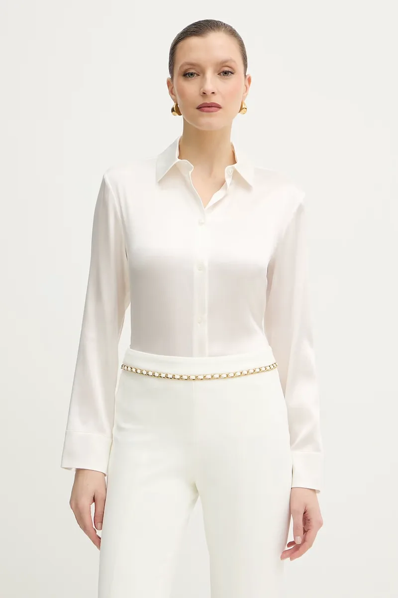Πουκάμισο με προσθήκη μεταξιού MM by Max Mara QUARTO