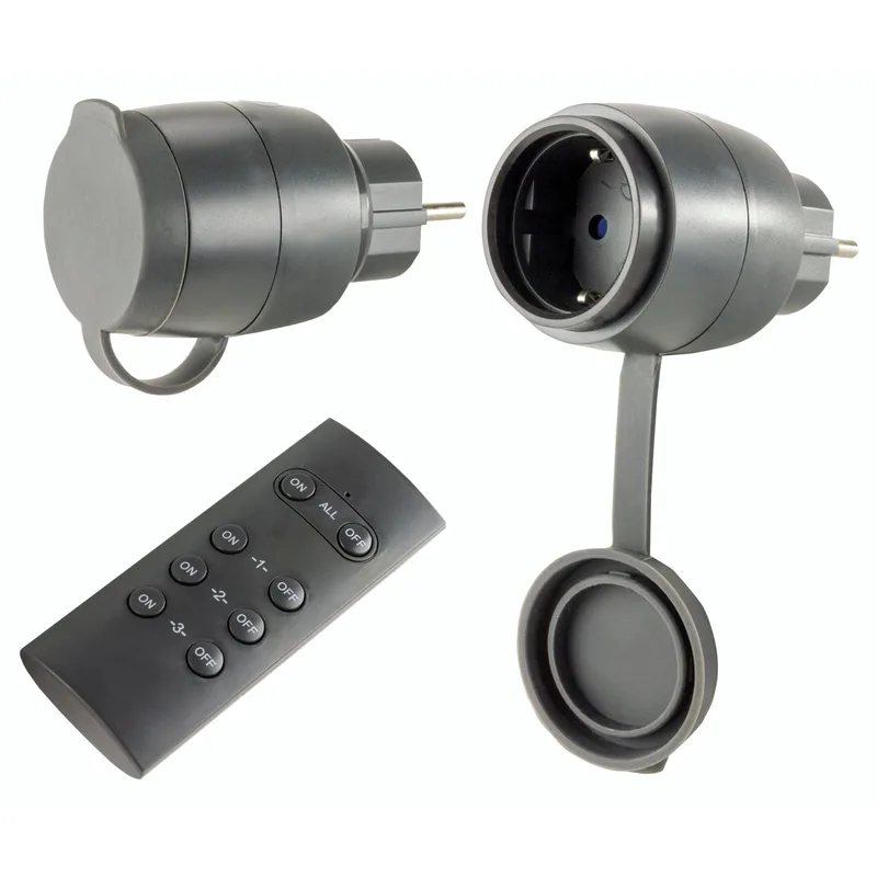 REV Radio Switch Set 2 + 1 Mini outdoor black