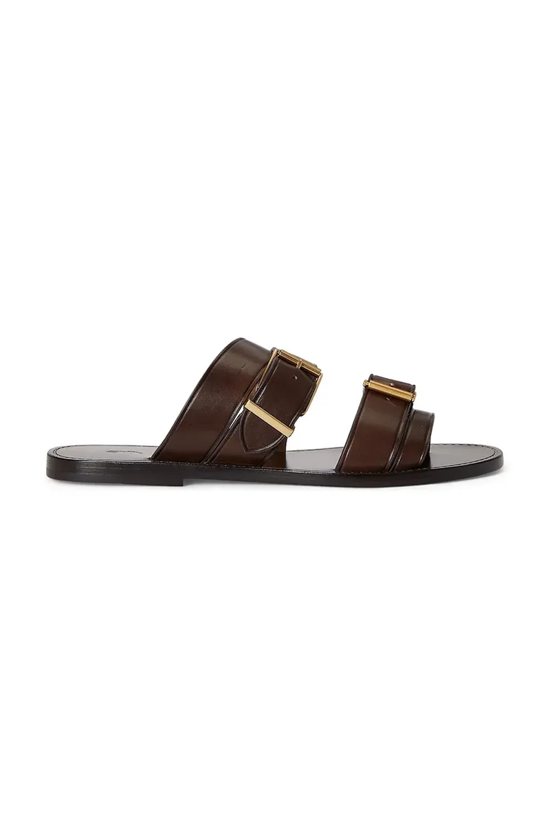 Δερμάτινες σαγιονάρες Polo Ralph Lauren Bkle Slide