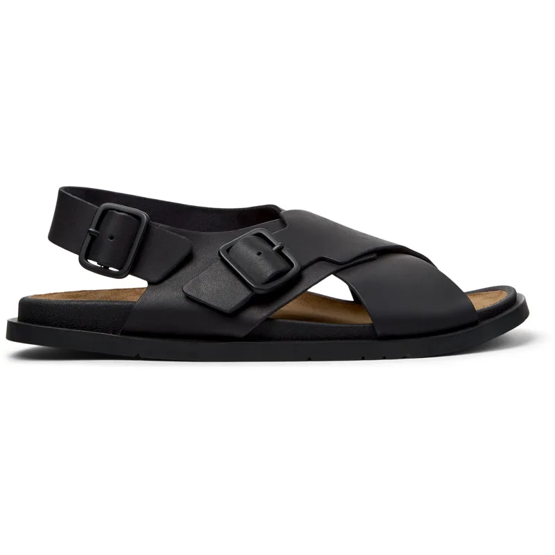 CAMPER Lluc Sandal - Casual παπούτσια Για Ανδρικα - Μαύρο, Μέγεθος 40, Smooth leather