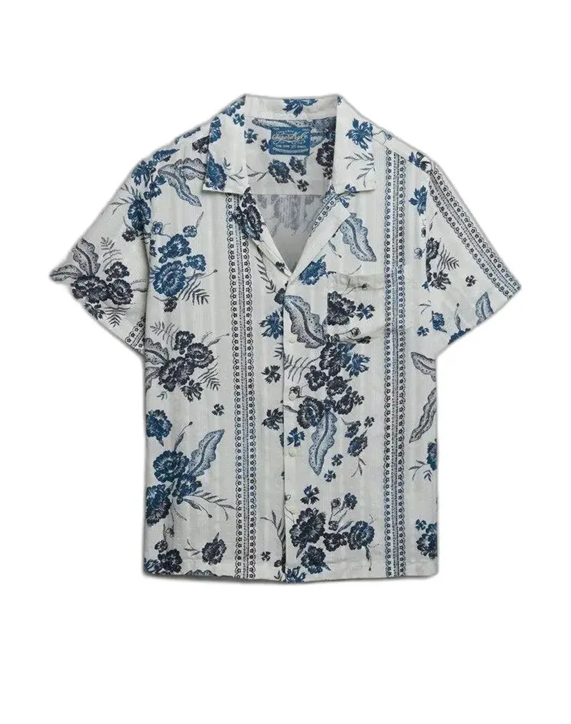 SUPERDRY D4 OVIN BEACH PRINTED S/S SHIRT ΠΟΥΚΑΜΙΣΟ ΓΥΝΑΙΚΕΙΟ W4010586A-K8H Mixed