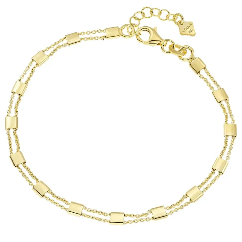 Γυναικείο βραχιόλι Vogue 925 με ορθογώνια μοτίφ 4734301 4734301 Ασήμι