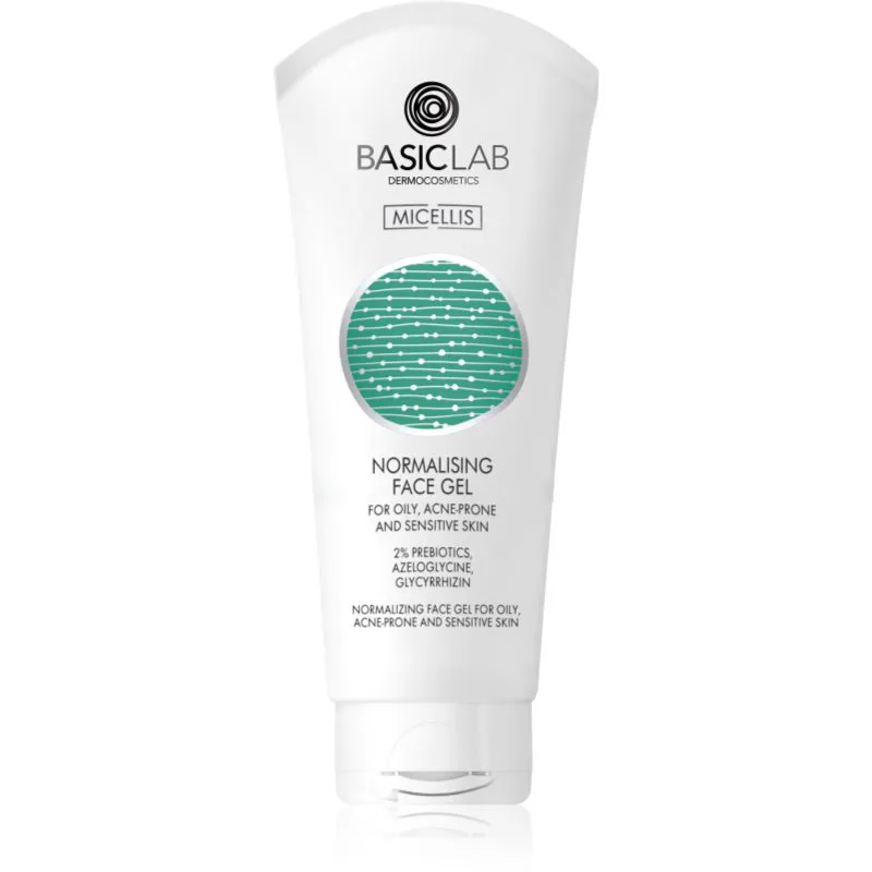 BasicLab Dermocosmetics Micellis τζελ καθαρισμού για ομαλοποίηση για λιπαρή επιδερμίδα με τάση για ακμή 100 ml