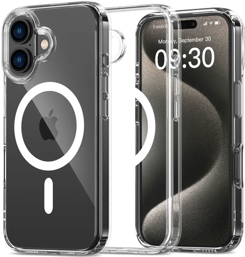 Θήκη iPhone 16 Plus Bodycell Clear Case Διάφανη με MagSafe - Clear (5206015079115)