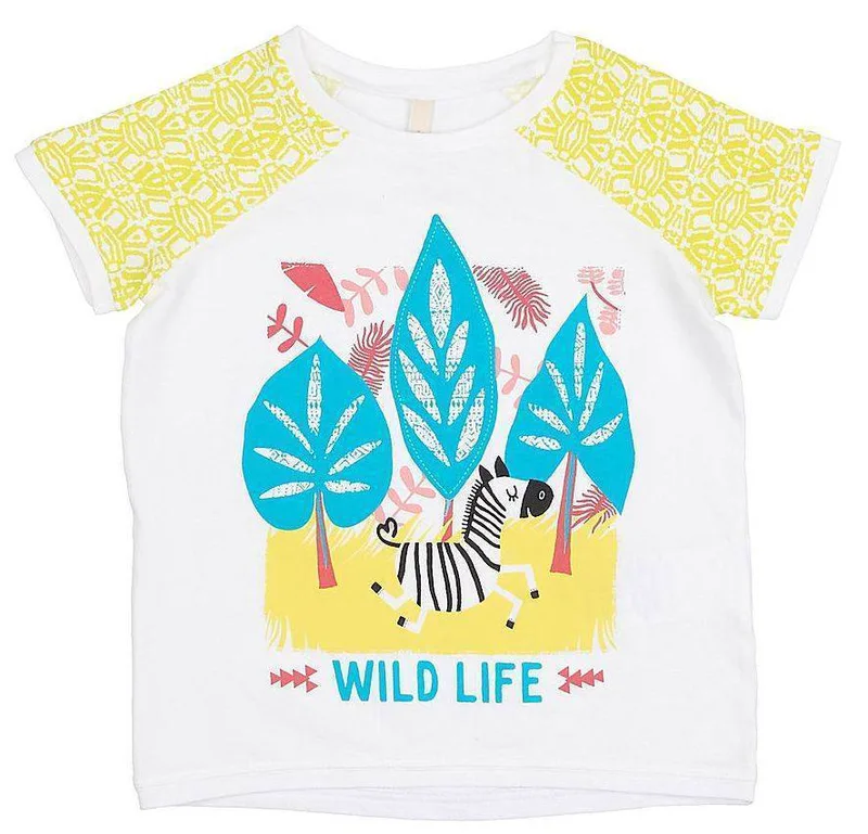 T-SHIRT BENETTON GREEN ROOTS I G ΛΕΥΚΟ/ΠΟΛΥΧΡΩΜΟ (82 CM)-(1-2 ΕΤΩΝ)