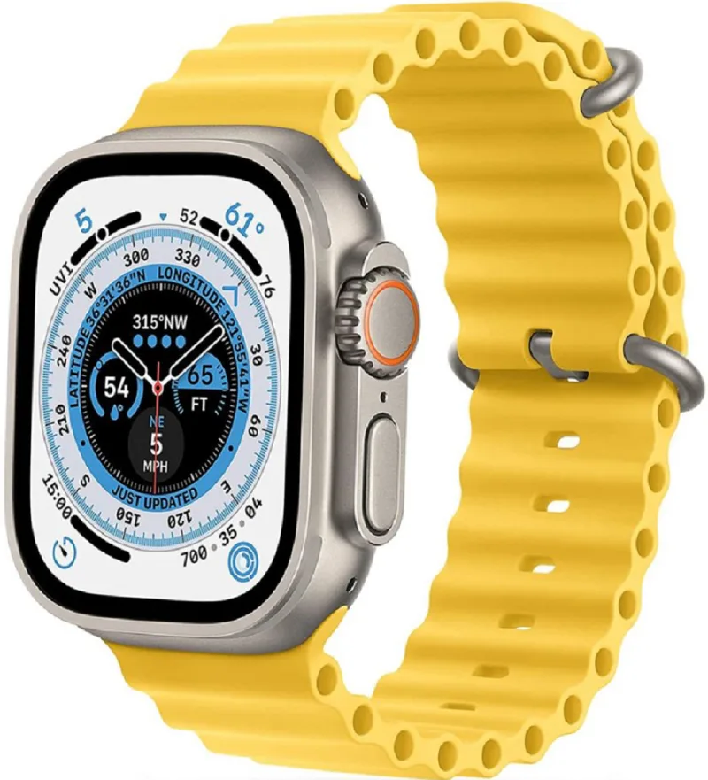 Tech-Protect Iconband Pro - Λουράκι Σιλικόνης Apple Watch Ultra/SE/11/10/9/8/7/6/5/4 (49/46/45/44mm) - Yellow (9490713930205)