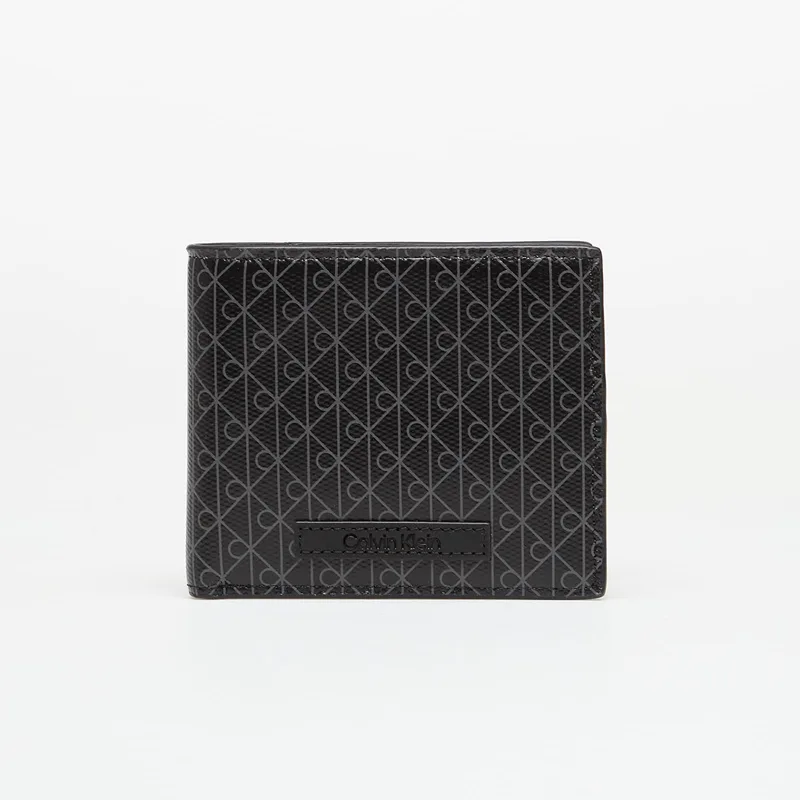 Πορτοφόλι Calvin Klein Emblem Aop Coated Ew Billfold Wallet Black Universal