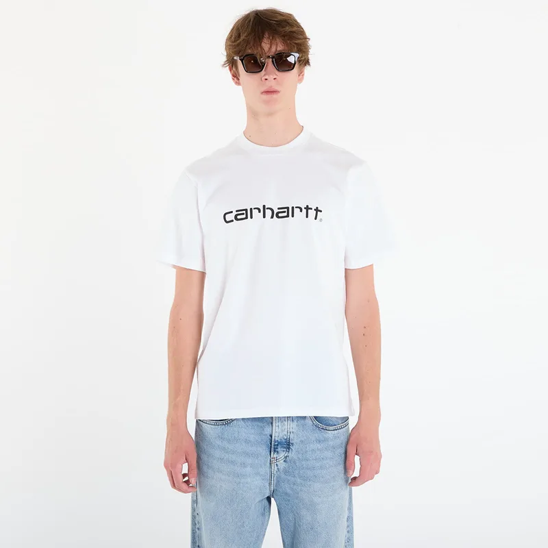 T-shirt Carhartt WIP S/S Script T-Shirt UNISEX White/ Black XS