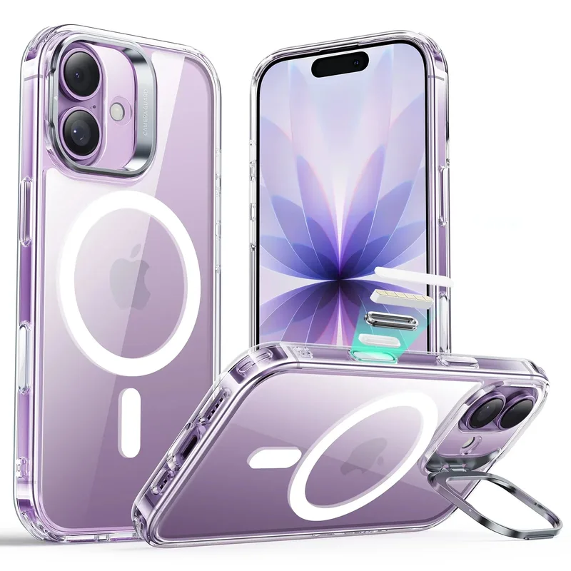 Θήκη ESR Classic Hybrid with Stash Stand (Camera Control Button) HaloLock MagSafe Clear iPhone 17