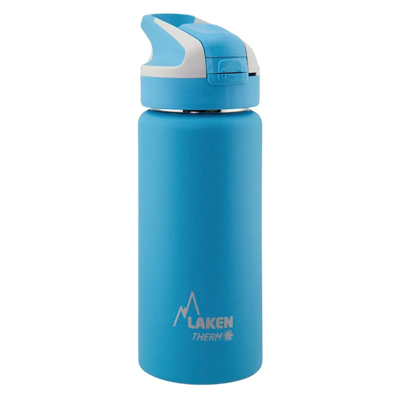Παγούρι - Θερμός 500ml Με Καλαμάκι Laken Σιέλ