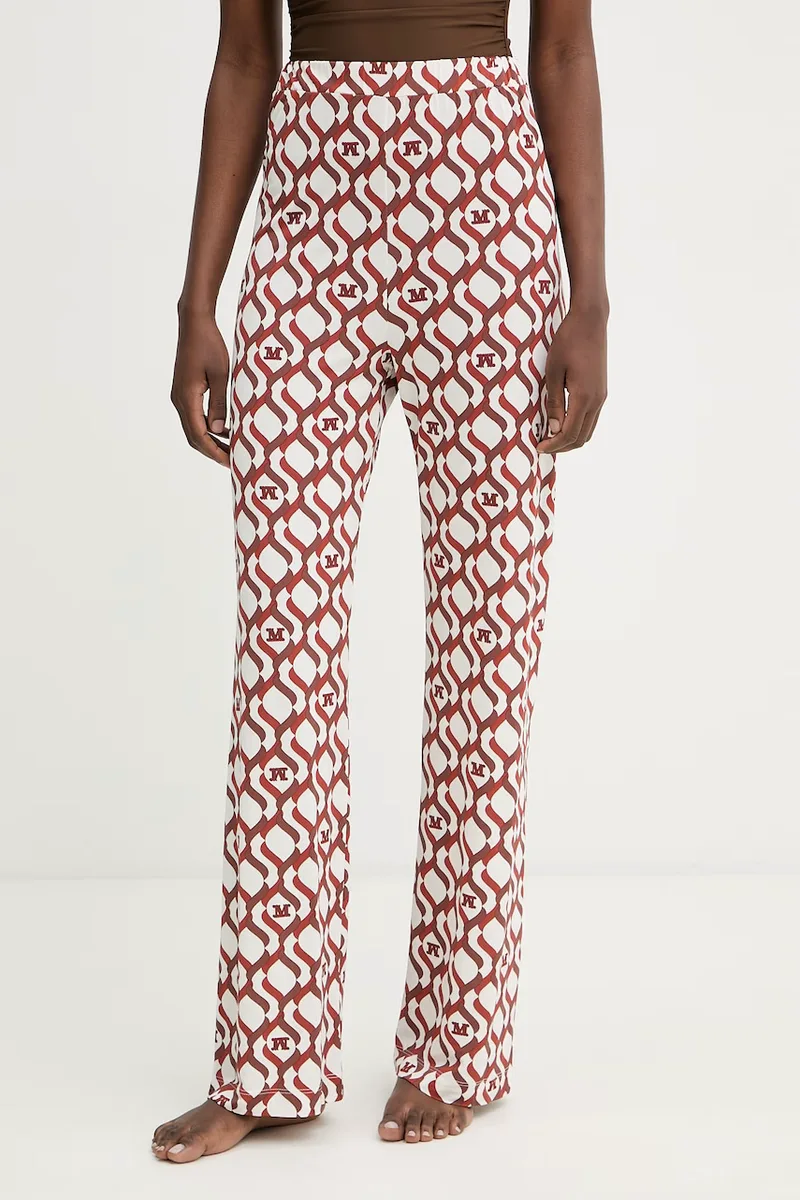 Max Mara Beachwear παντελόνι γυναικείο με βισκόζη ABATE