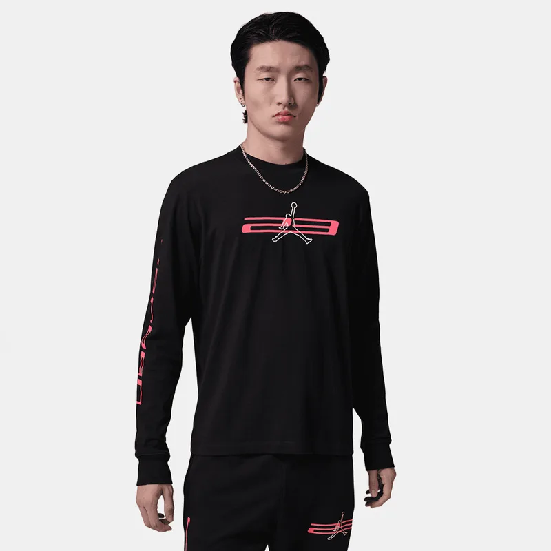 Jordan Dri-Fit Ανδρική Μπλούζα Μακρύ Μανίκι (9000252313_42356)