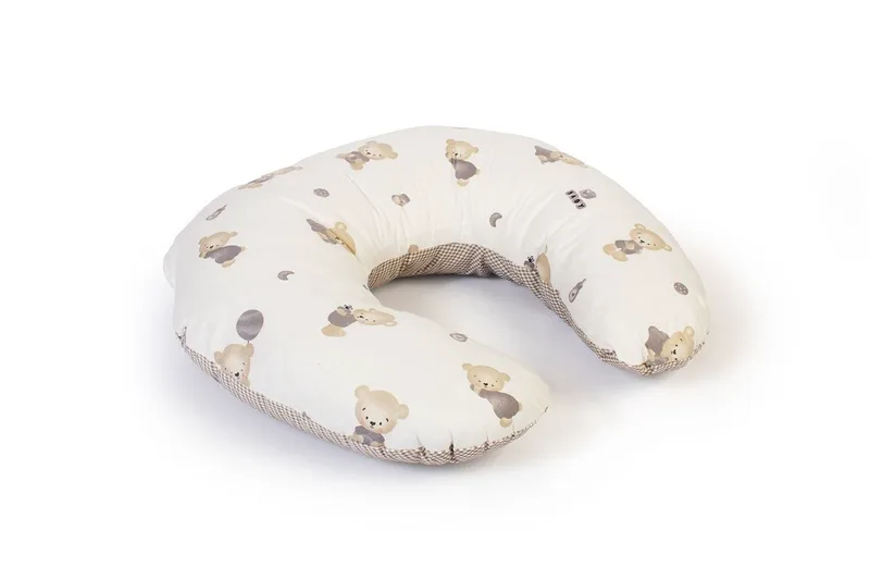 Μαξιλάρι Θηλασμού Dimcol Bear's Nest 05 60x50x15 White-Grey
