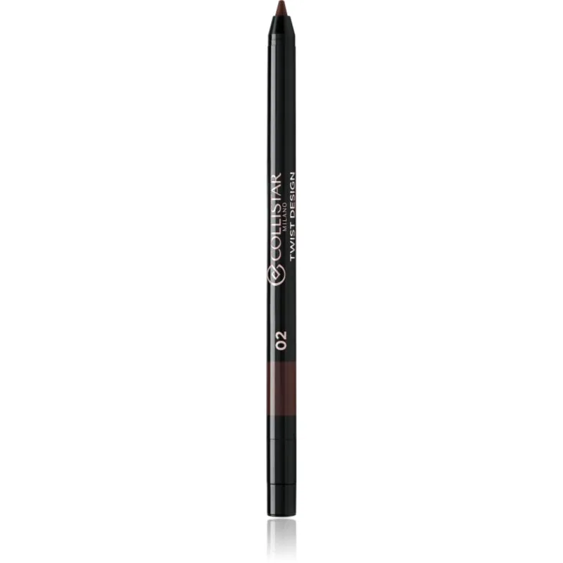 Collistar Twist Design Eye Pencil τζελ μολύβι για τα μάτια απόχρωση 02 - Καφέ Espresso 0.54 γρ