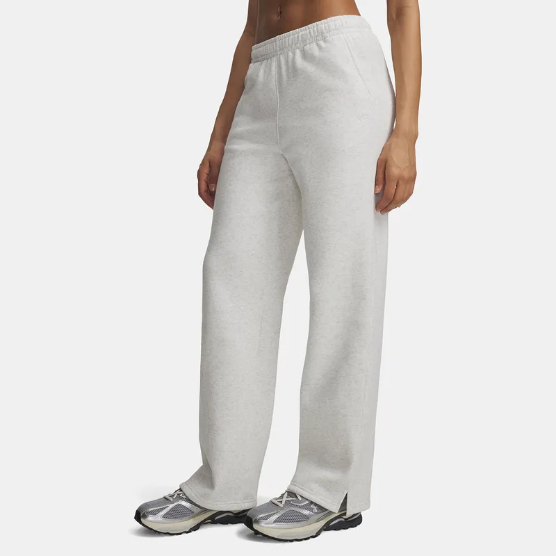 UNDER ARMOUR RIVAL FLEECE STRAIGHT LEG PANTS ΓΚΡΙ