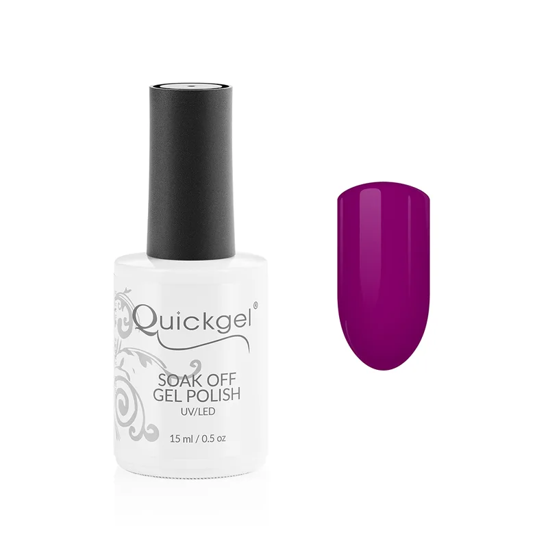 Quickgel Ημιμόνιμο Βερνίκι - No 701 Cerise - 15mL