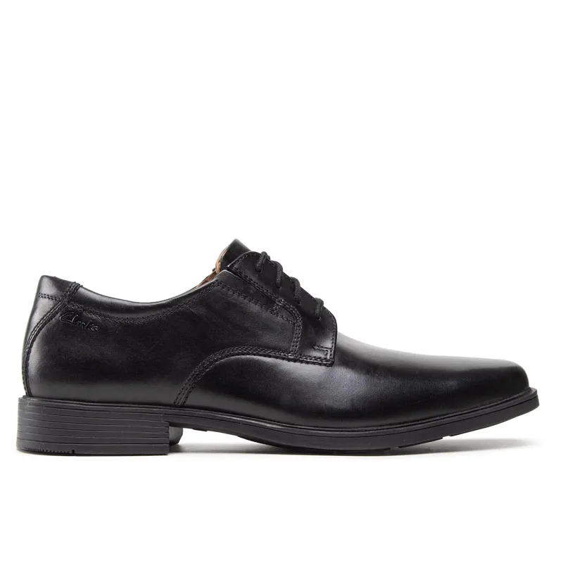 CLARKS ΑΝΔΡΙΚΟ CASUAL Tilden Plain 26110350 Black Leather