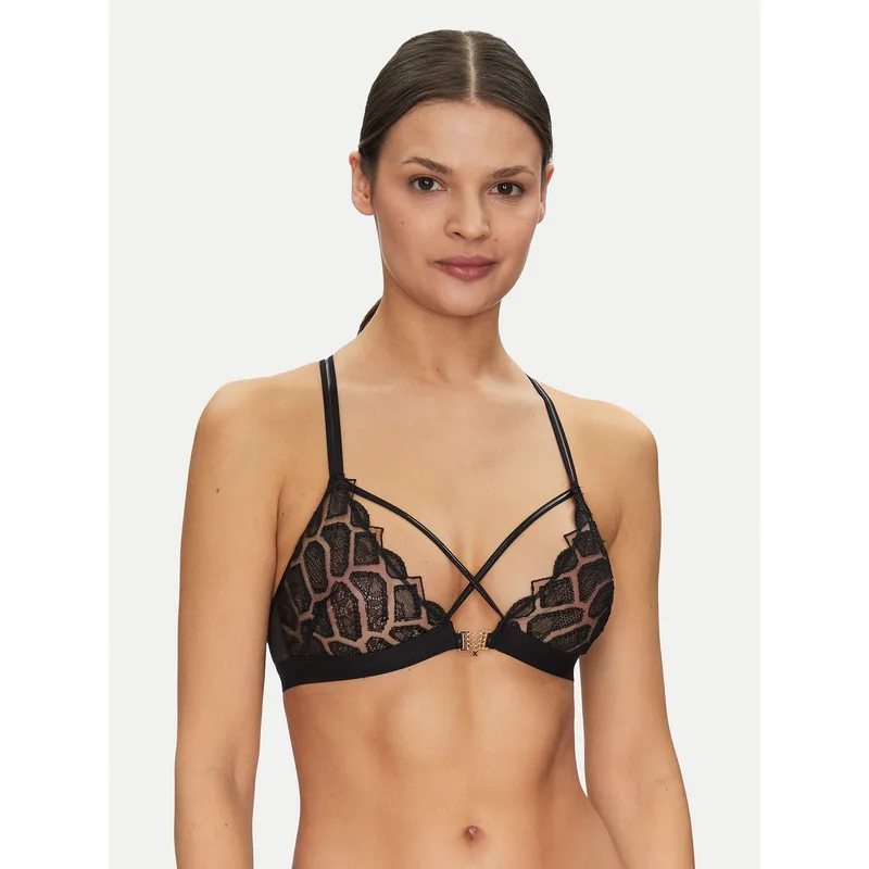 Chantelle Σουτιέν Bralette Reptilla C01LP9 Μαύρο