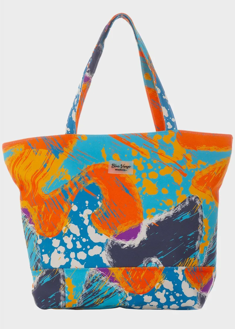 Γυναικεία τσάντα θαλάσσης all print colours MULTI COLOUR