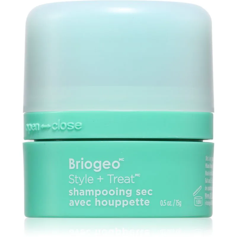 Briogeo Style + Treat ξηρό σαμπουάν για σκούρα μαλλιά 15 γρ