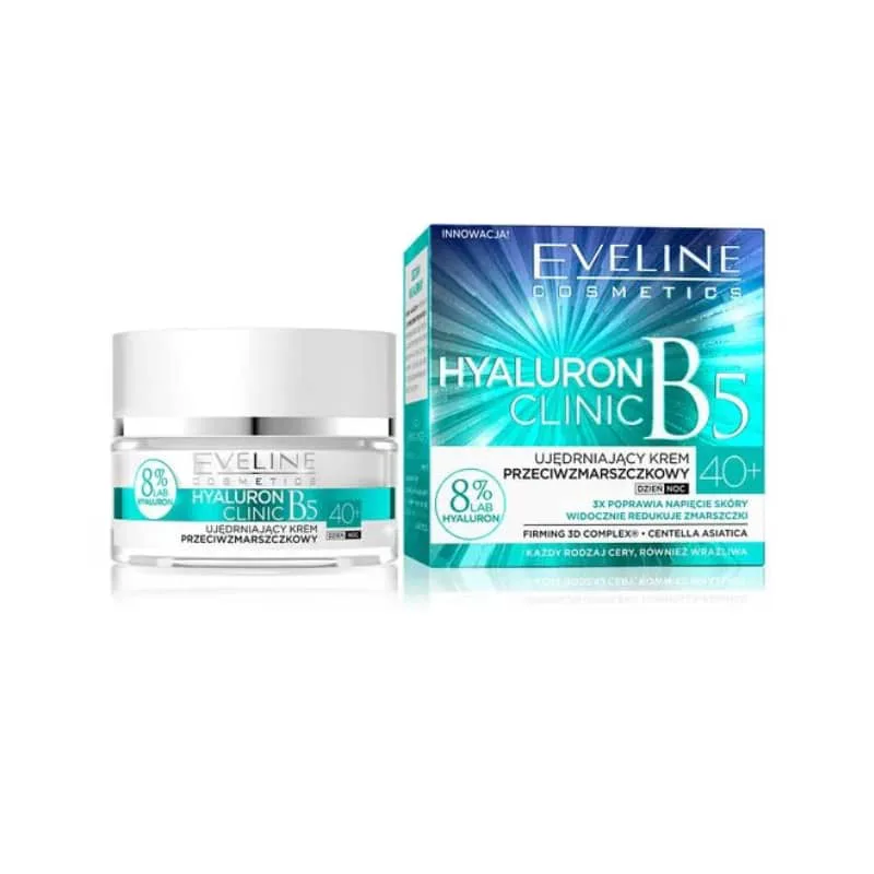 Eveline Hyaluron Clinic Anti Wrinkle Cream 40+ 50ml