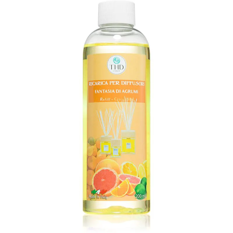THD Ricarica Fantasie di Agrumi ανταλλακτικό για διαχυτές αρώματος 200 ml