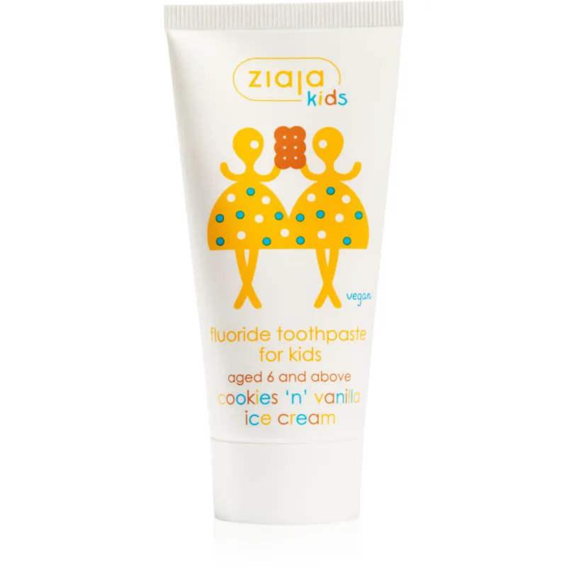 Ziaja Kids Cookies 'n' Vanilla Ice Cream οδοντόκρεμα για παιδιά 50 μλ