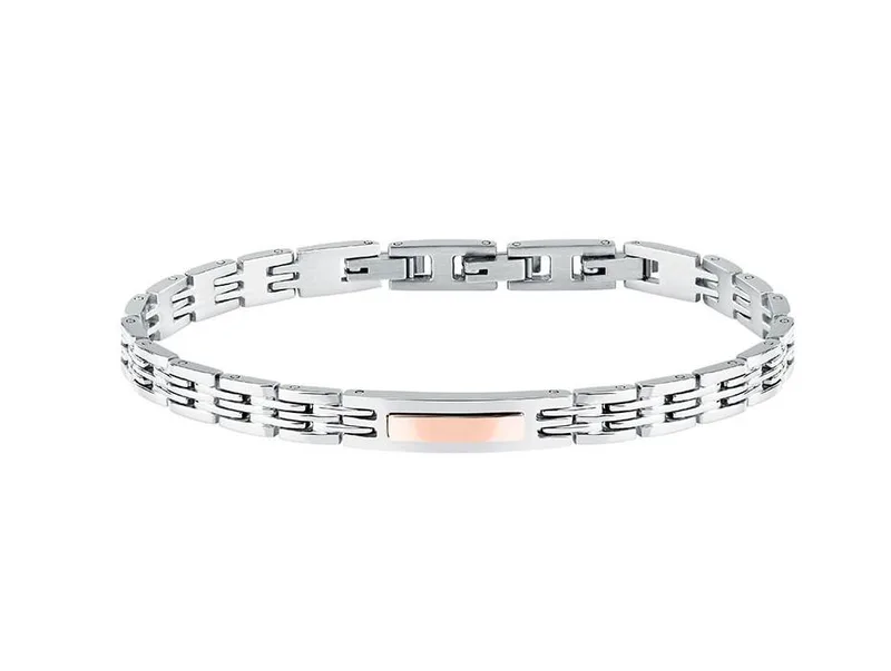 TRUSSARDI Βραχιόλι από ανοξείδωτο ατσάλι Silver (Μήκος 21.00cm) TJAXV34
