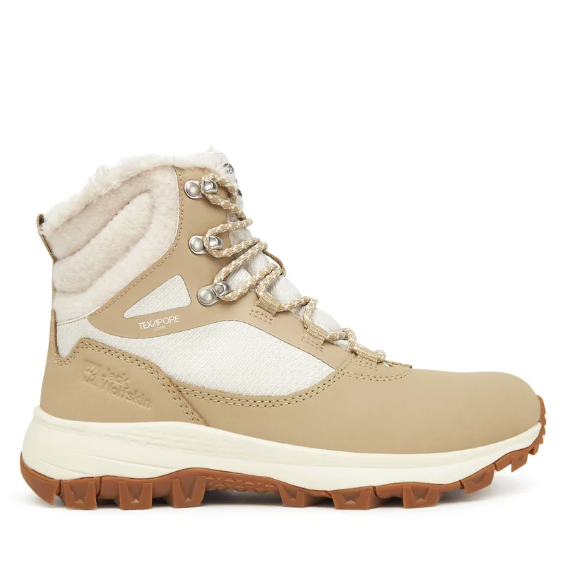 Παπούτσια πεζοπορίας Jack Wolfskin Everquest Texapore High 4053591 Μπεζ