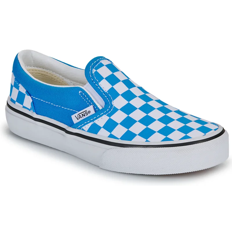 Slip on Vans Classic Slip-On COLOR THEORY CHECKERBOARD Bright Azure