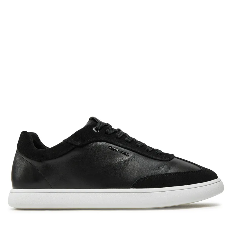 Αθλητικά Calvin Klein Cupsole Lace Up - Lth Sue Mix HW0HW02435 Μαύρο