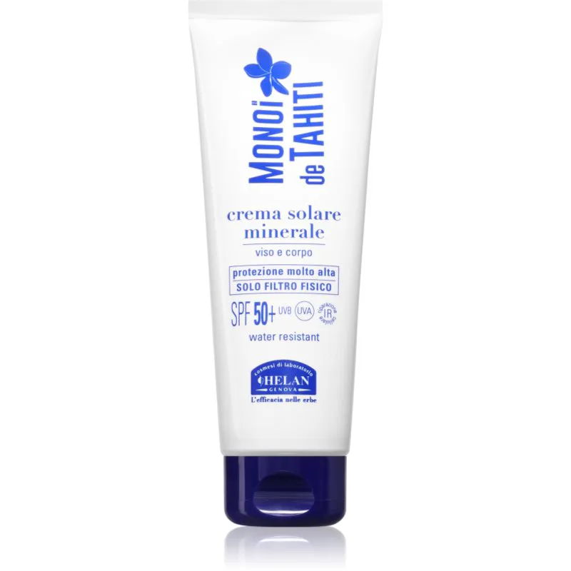 Helan MONOÏ de TAHITI Mineral Sun Cream SPF50+ αντηλιακή κρέμα Για πρόσωπο και σώμα 125 ml