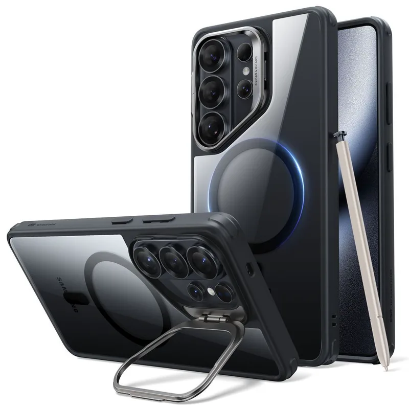 Θήκη ESR Classic Hybrid with Stash Stand HaloLock MagSafe Clear Black Samsung Galaxy S26 Ultra