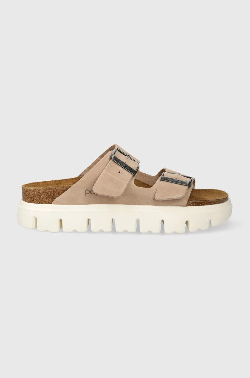 Παντόφλες σουέτ Birkenstock BIRKENSTOCK X PAPILLIO Arizona Chunky