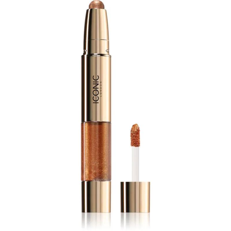 ICONIC London Glaze Crayon αστραφτερές σκιές ματιών απόχρωση Lava 5.14 γρ